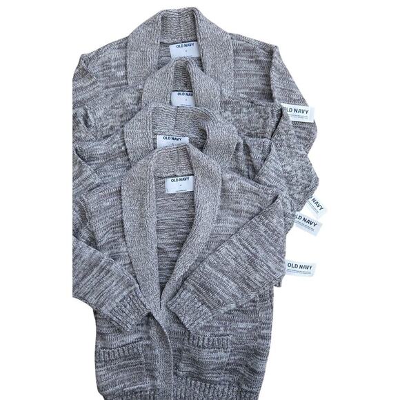 Old Navy Open Front Grey Marled Cardigan Toddler Girl Size 3T New with Tags- S9 - Picture 5 of 5